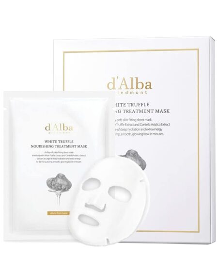 d'Alba Výživná pleťová maska ​​s bielym hľuzovkou 25 ml luxusná maska hlboko vyživujúca